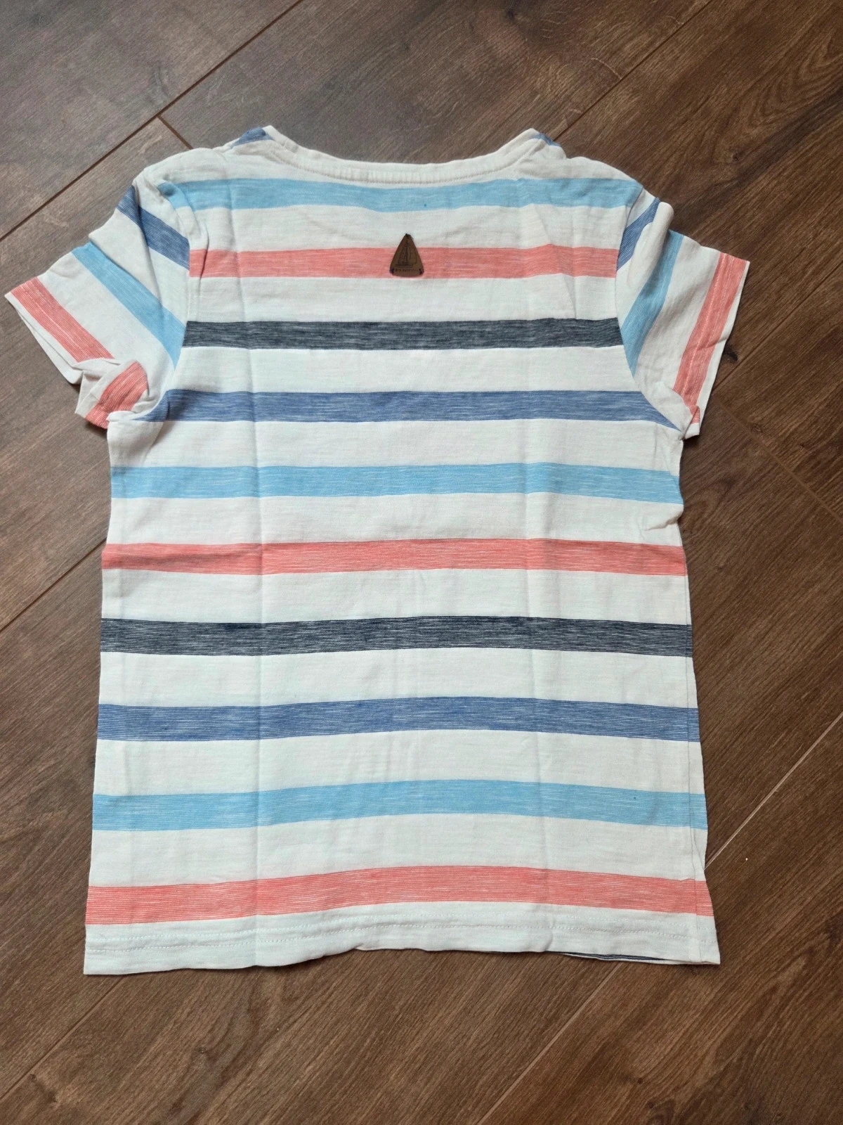 Bermuda van katoen en gestreept t-shirt voor kinderen van 10 jaar – photo 6
